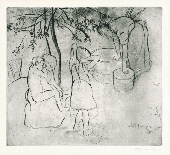  Suzanne Valadon —— Figures Washing Clothes